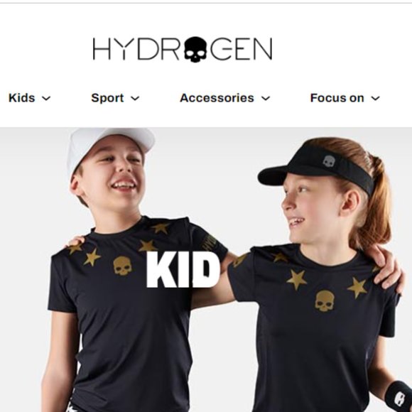 Hydrogen Kids Skull T-shirts Red SZ 6 - Picture 1 of 11